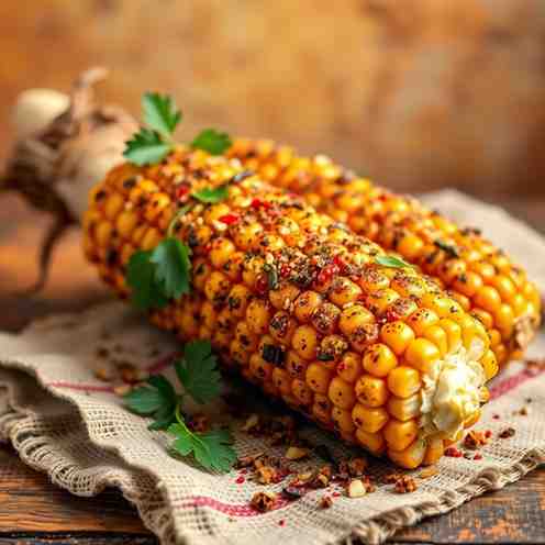Roasted Corn on the Cob Recipe - Easy & Healthy Liberian Street Food